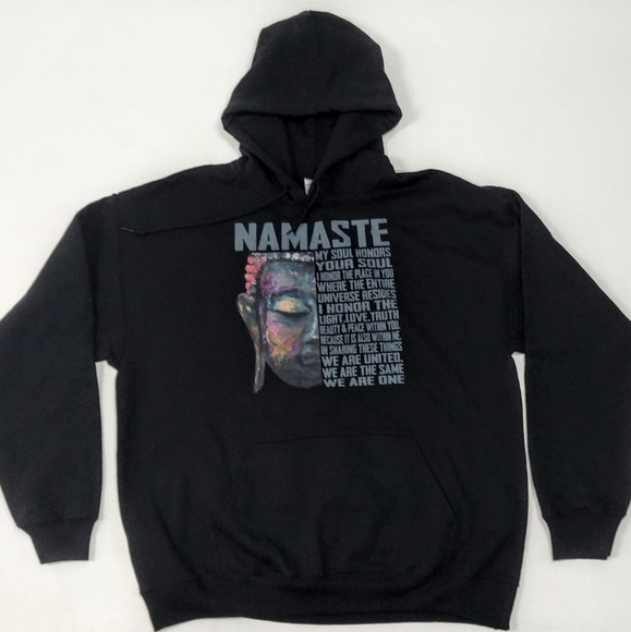 Gildan Other - Namaste Yoga My Soul Honors Hooded Sweatshirt L